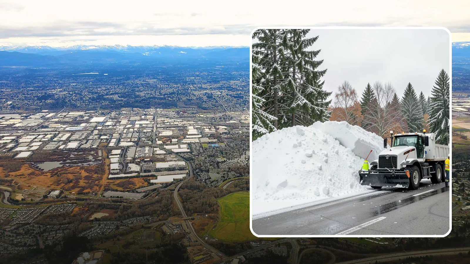 Municipal Snow Hauling in Kent, King County, WA - We support Western Washington municipalities by hauling snow from streets, civic lots, and transit areas after major events.