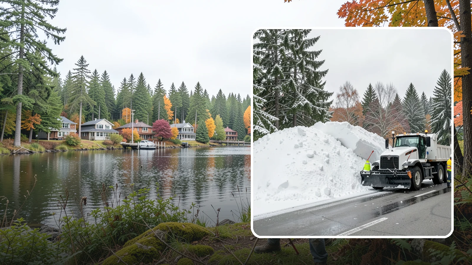 Municipal Snow Hauling in La Conner, Skagit County, WA - We support Western Washington municipalities by hauling snow from streets, civic lots, and transit areas after major events.