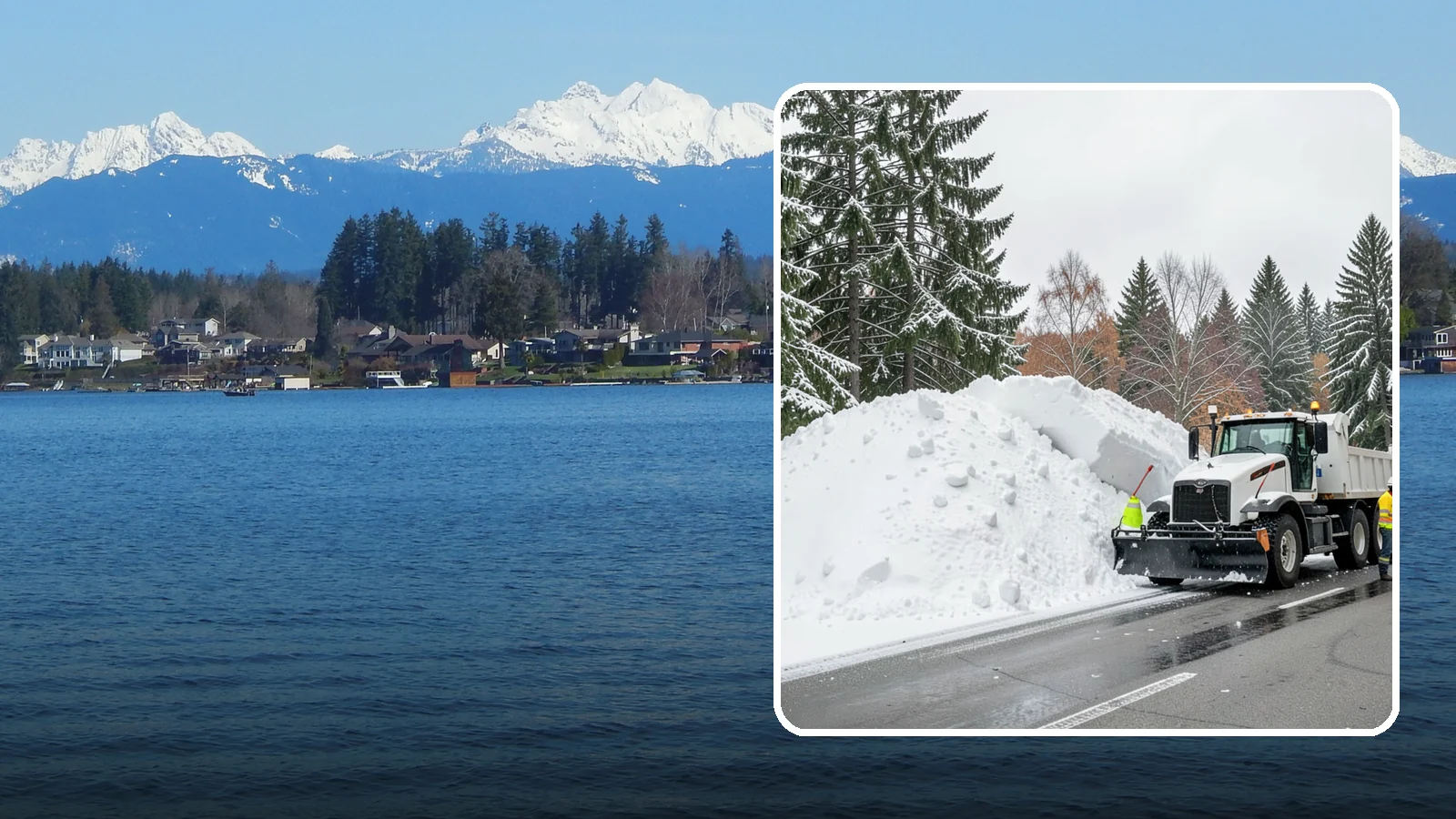 Municipal Snow Hauling in Lake Stevens, Snohomish County, WA - We support Western Washington municipalities by hauling snow from streets, civic lots, and transit areas after major events.