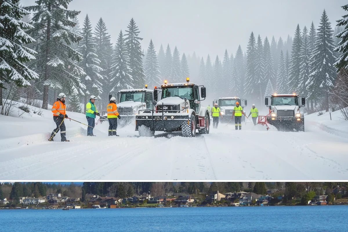 Municipal Snow Hauling in Lake Stevens, Snohomish County, WA - Municipal hauling support is activated during the infrequent major storms that overwhelm a city's own equipment, typically in...