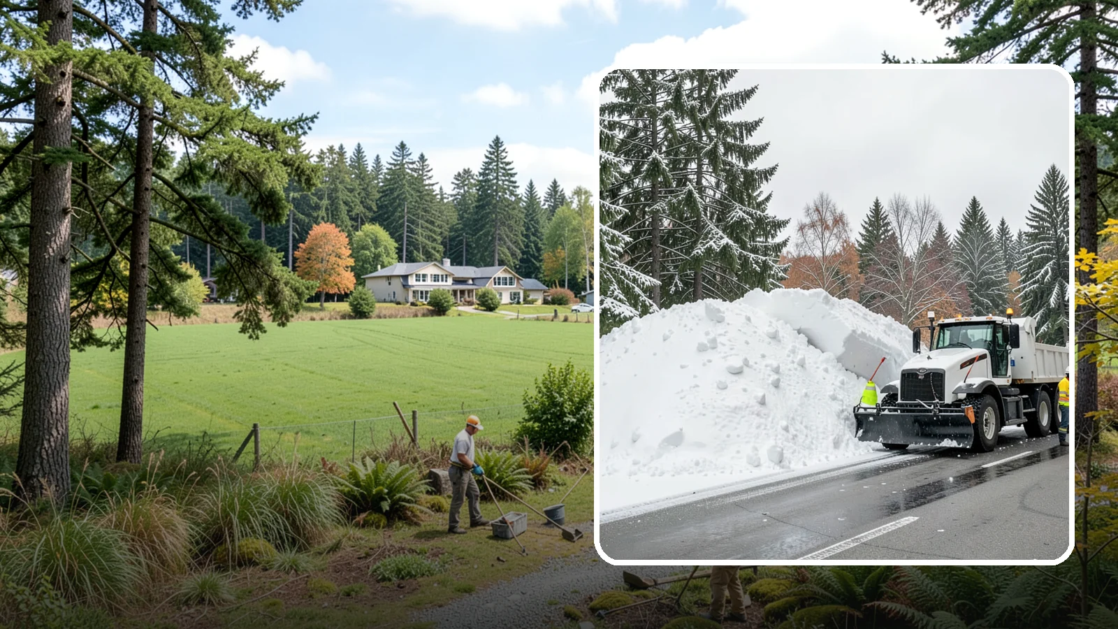 Municipal Snow Hauling in Lyman, Skagit County, WA - We support Western Washington municipalities by hauling snow from streets, civic lots, and transit areas after major events.