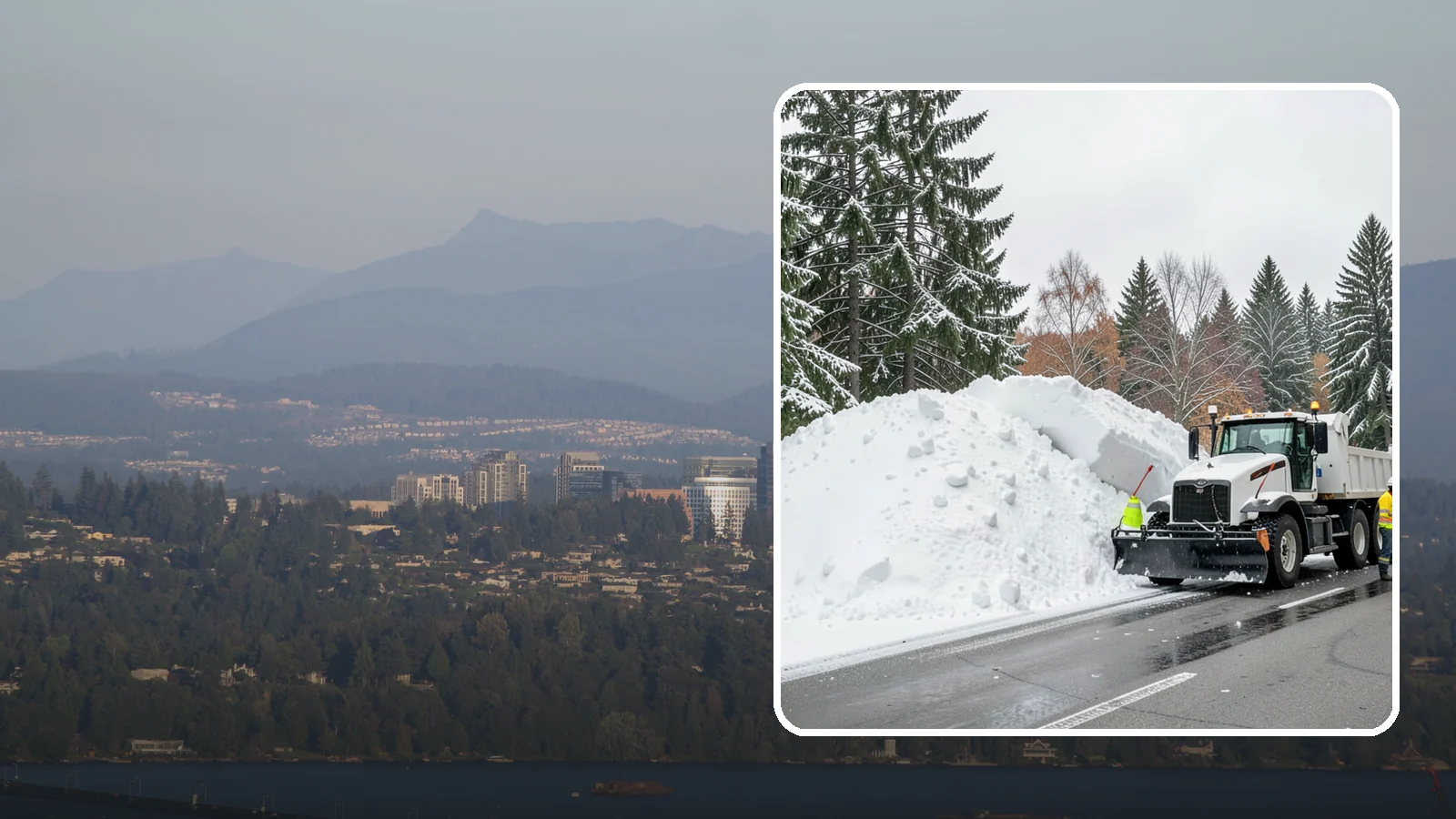 Municipal Snow Hauling in Medina, King County, WA - We support Western Washington municipalities by hauling snow from streets, civic lots, and transit areas after major events.