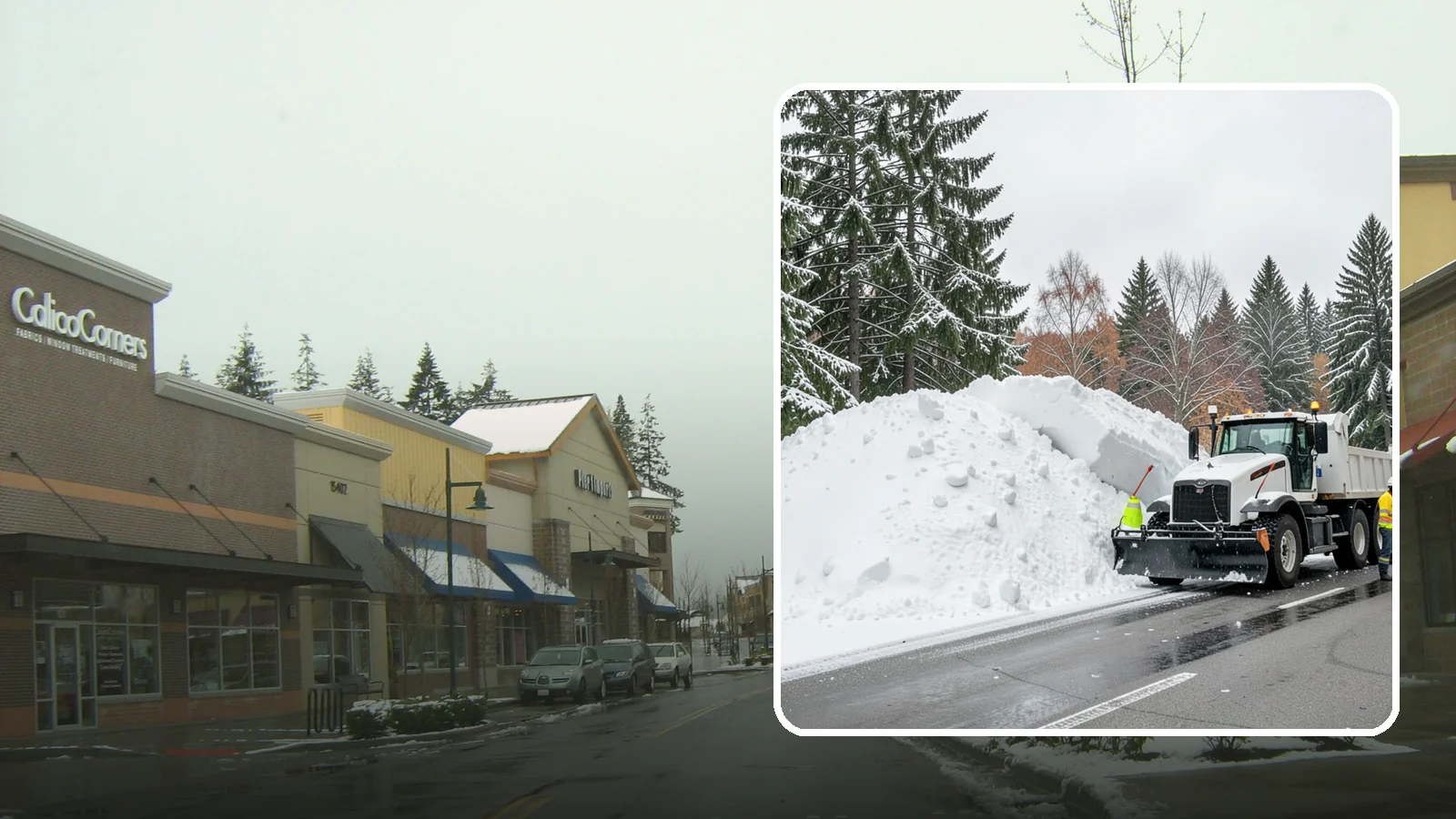 Municipal Snow Hauling in Mill Creek, Snohomish County, WA - We support Western Washington municipalities by hauling snow from streets, civic lots, and transit areas after major events.
