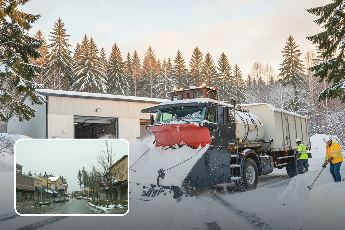 Municipal Snow Hauling in Mill Creek, Snohomish County, WA - Adds hauling capacity when city resources are stretched
