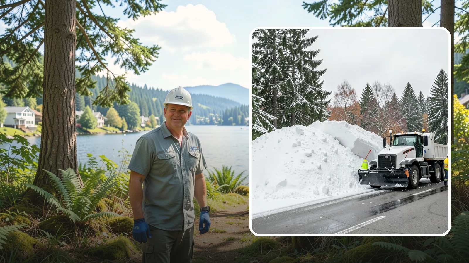 Municipal Snow Hauling in Milton, King County, WA - We support Western Washington municipalities by hauling snow from streets, civic lots, and transit areas after major events.