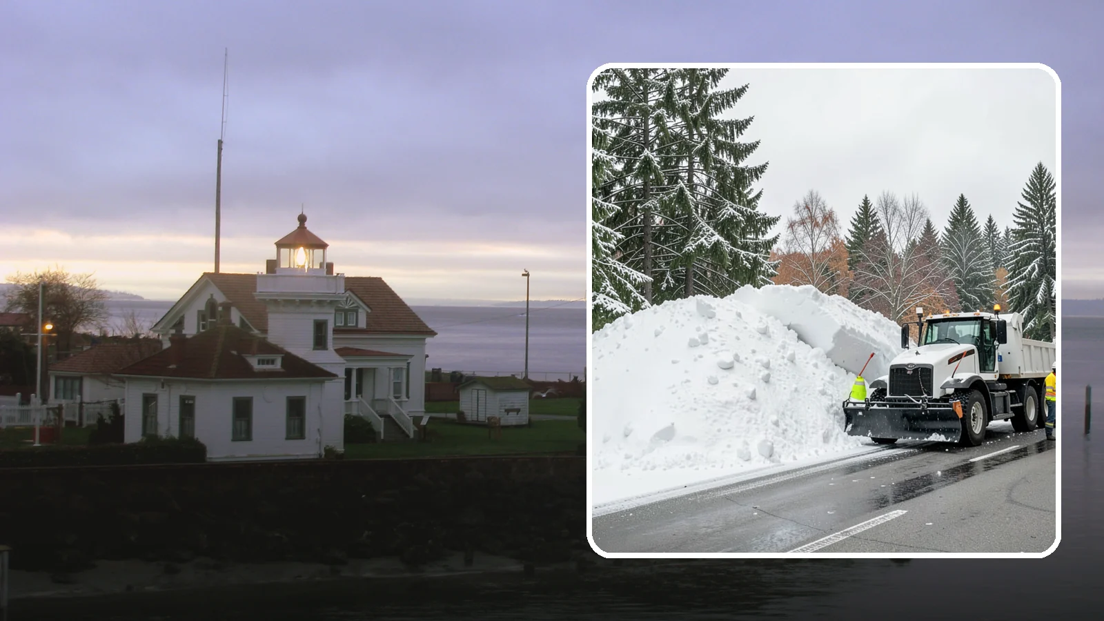 Municipal Snow Hauling in Mukilteo, Snohomish County, WA - We support Western Washington municipalities by hauling snow from streets, civic lots, and transit areas after major events.