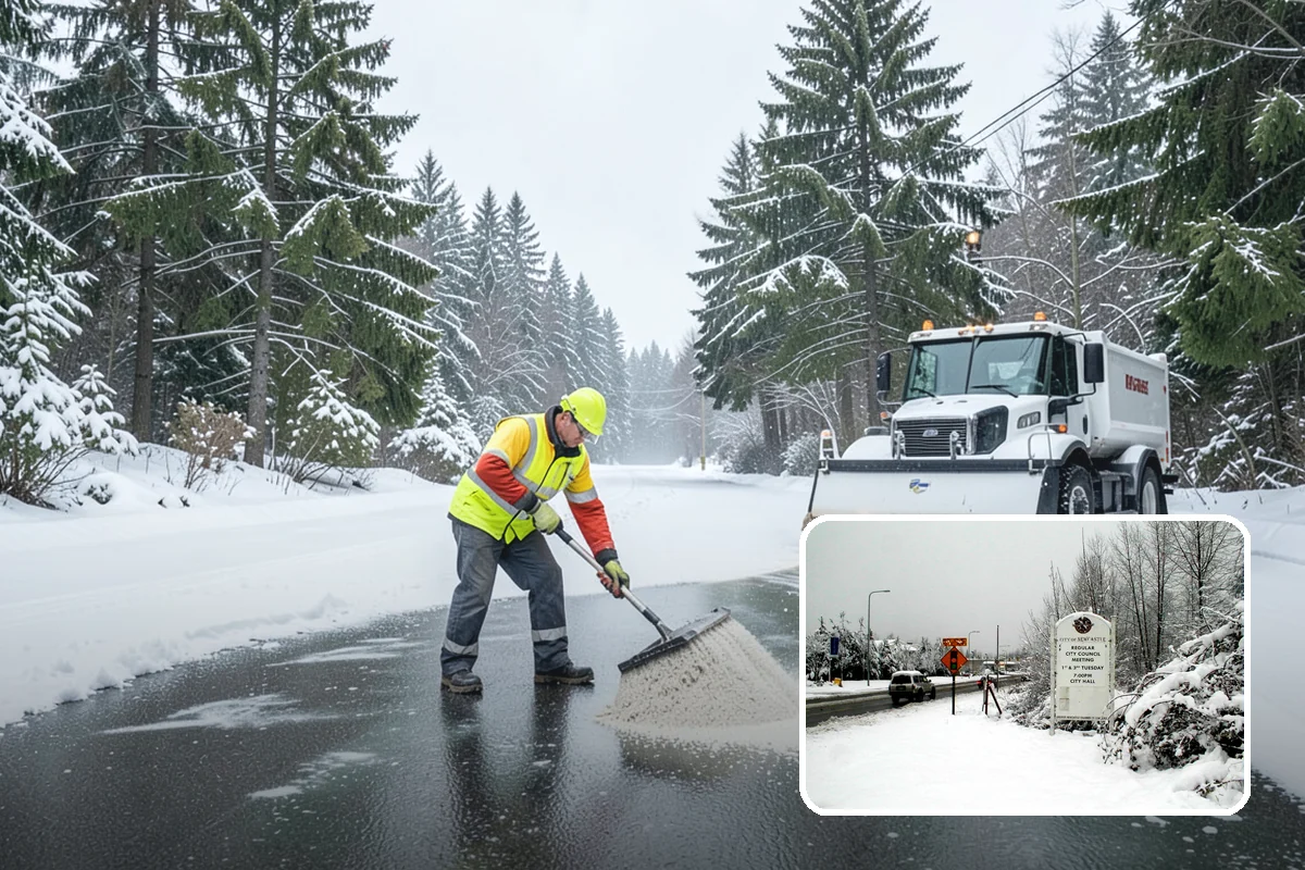 Municipal Snow Hauling in Newcastle, King County, WA - Adds hauling capacity when city resources are stretched