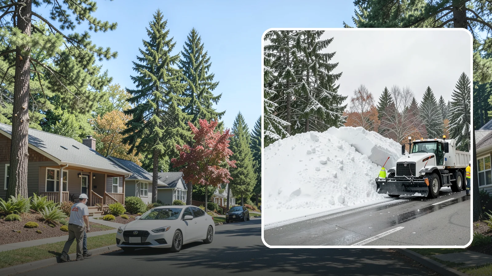 Municipal Snow Hauling in Orting, Pierce County, WA - We support Western Washington municipalities by hauling snow from streets, civic lots, and transit areas after major events.
