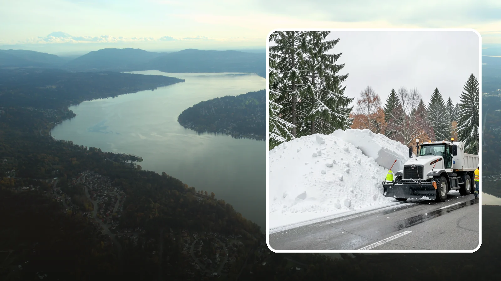 Municipal Snow Hauling in Sammamish, King County, WA - We support Western Washington municipalities by hauling snow from streets, civic lots, and transit areas after major events.