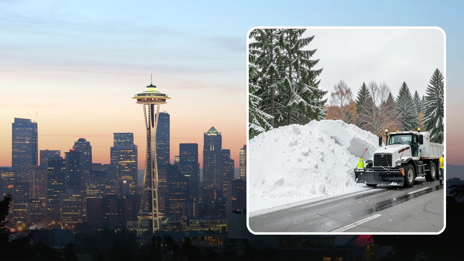Municipal Snow Hauling in Seattle, King County, WA - We support Western Washington municipalities by hauling snow from streets, civic lots, and transit areas after major events.
