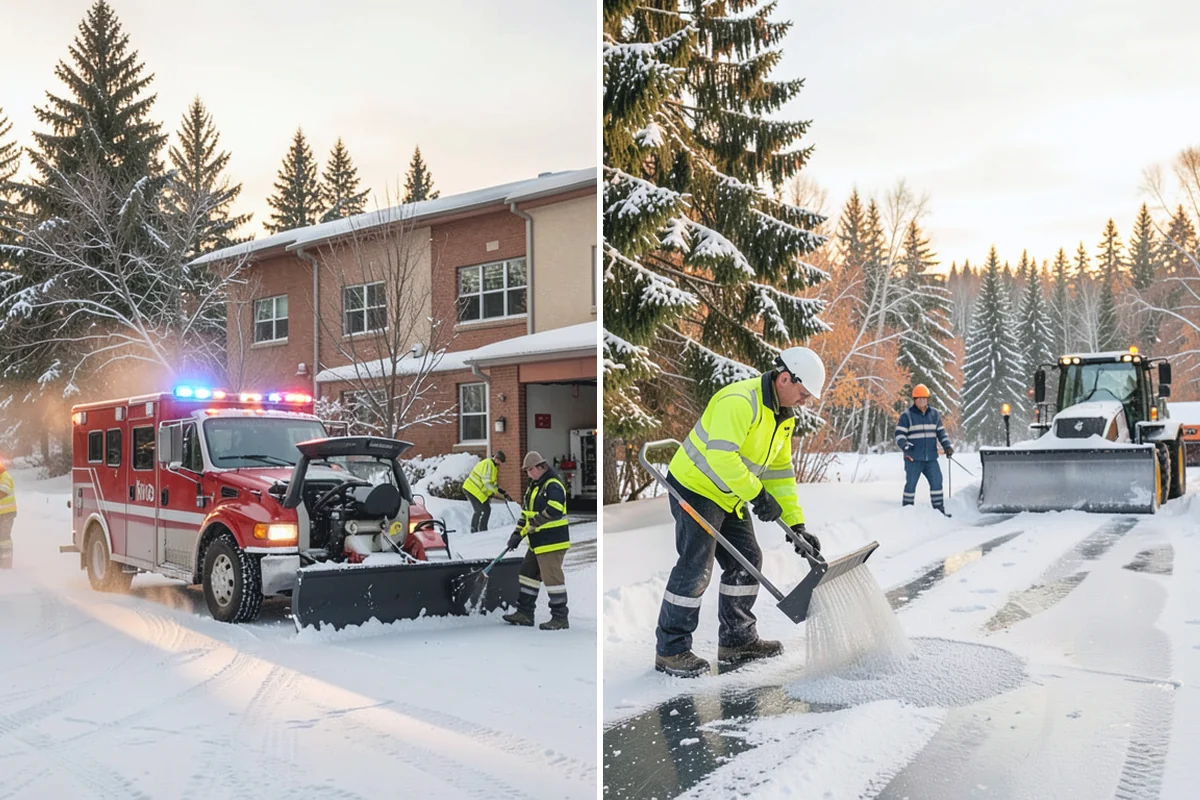 Municipal Snow Plowing in Beaux Arts Village, King County, WA - Map all municipal sites and set priority order with city staff