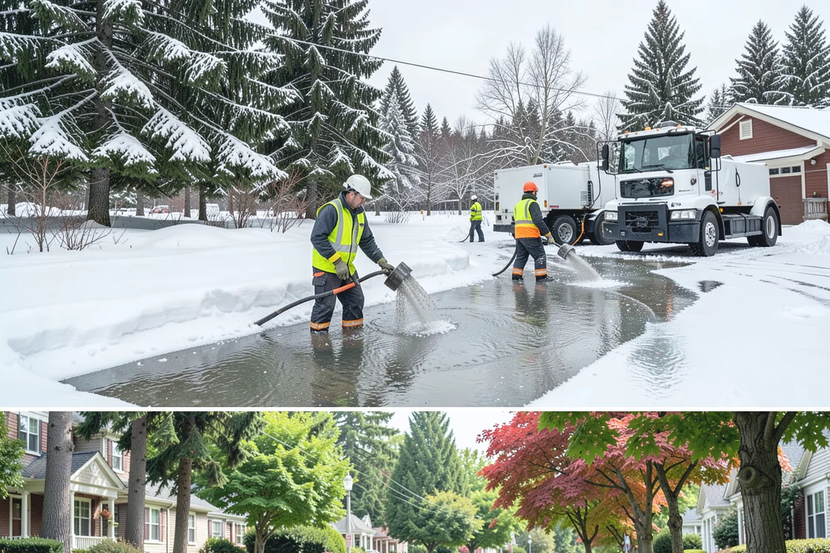 Municipal Snow Plowing in Beaux Arts Village, King County, WA - Contract before winter so essential public services stay open through every storm.