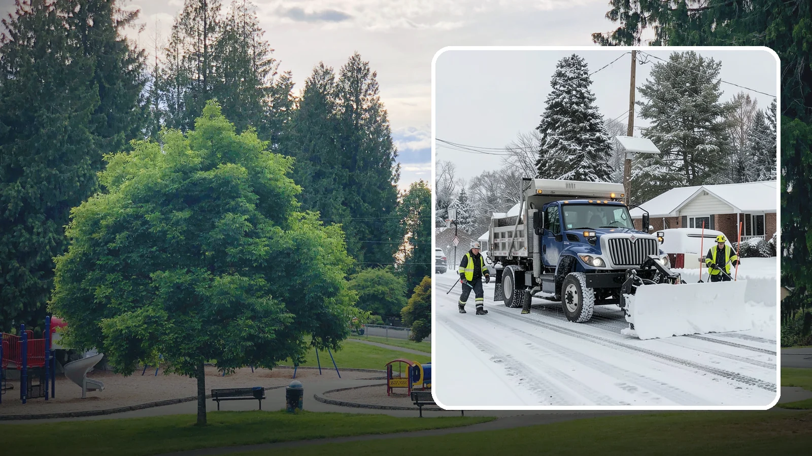 Municipal Snow Plowing in Bonney Lake, Pierce County, WA - We plow municipal lots, public buildings, and civic entrances so residents keep reaching essential government services.