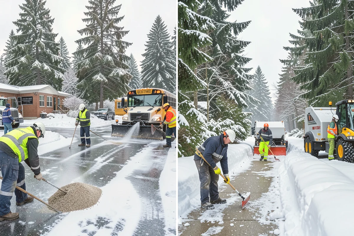Municipal Snow Plowing in Bothell, King County, WA - Map all municipal sites and set priority order with city staff