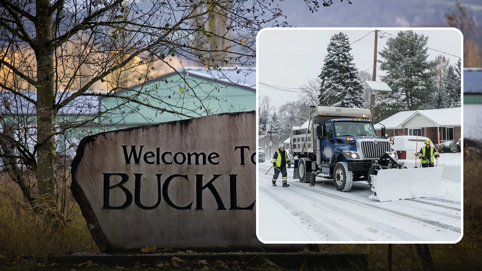Municipal Snow Plowing in Buckley, Pierce County, WA - We plow municipal lots, public buildings, and civic entrances so residents keep reaching essential government services.