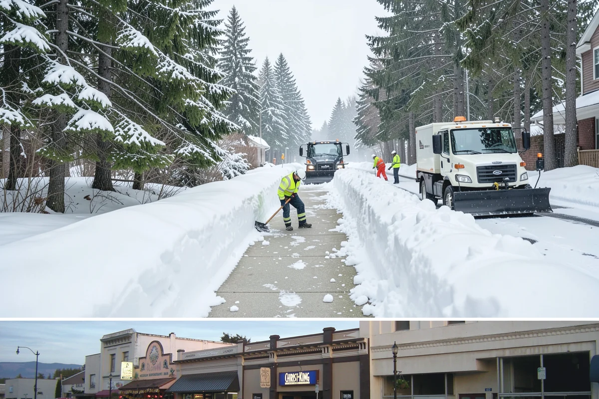 Municipal Snow Plowing in Burlington, Skagit County, WA - Contract before winter so essential public services stay open through every storm.