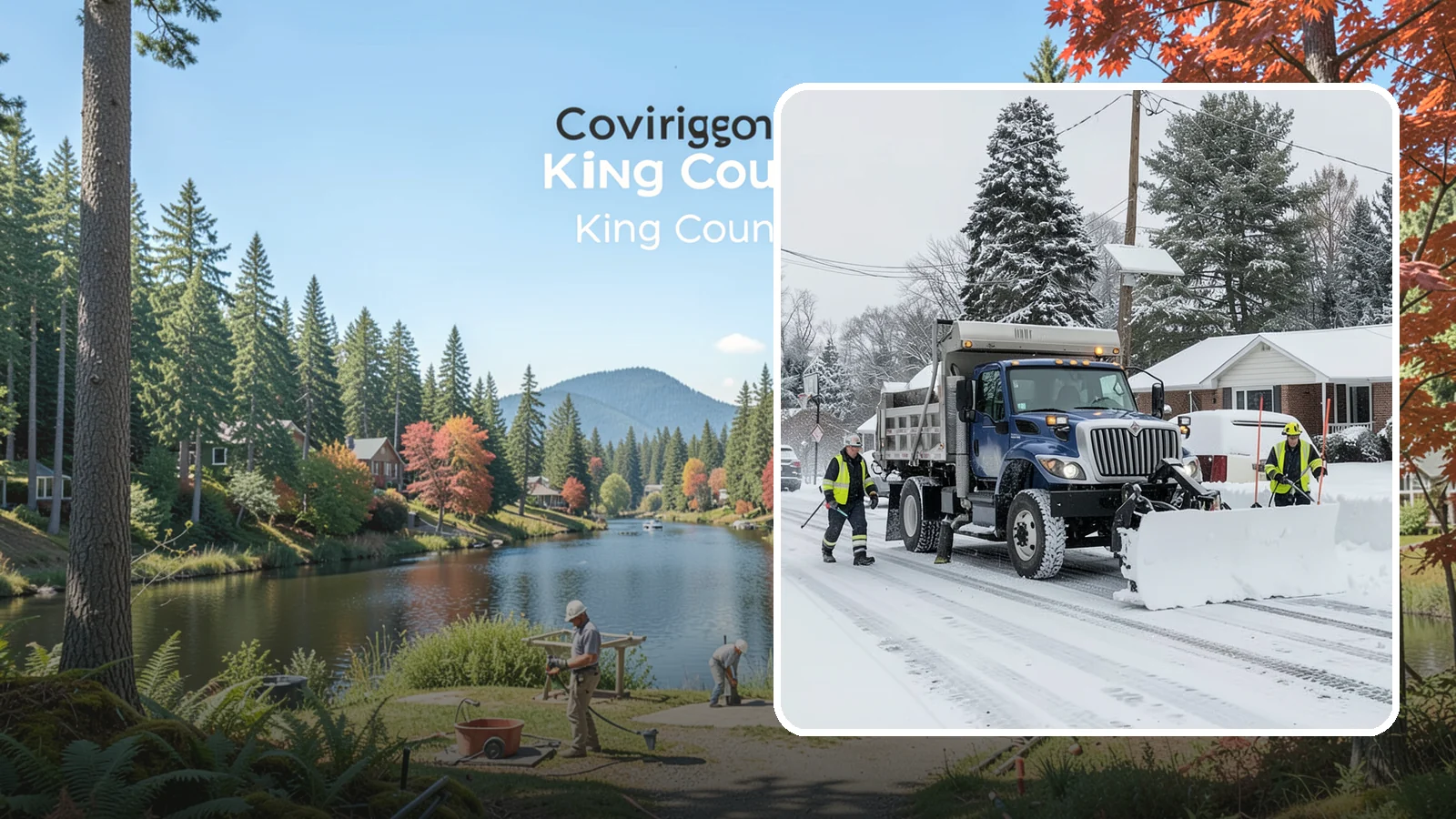 Municipal Snow Plowing in Covington, King County, WA - We plow municipal lots, public buildings, and civic entrances so residents keep reaching essential government services.