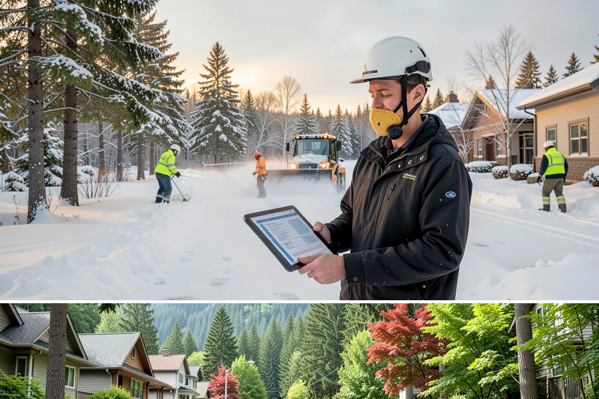 Municipal Snow Plowing in Darrington, Snohomish County, WA - Contract before winter so essential public services stay open through every storm.