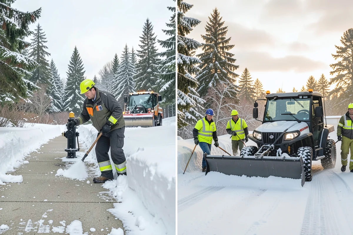 Municipal Snow Plowing in Des Moines, King County, WA - Map all municipal sites and set priority order with city staff