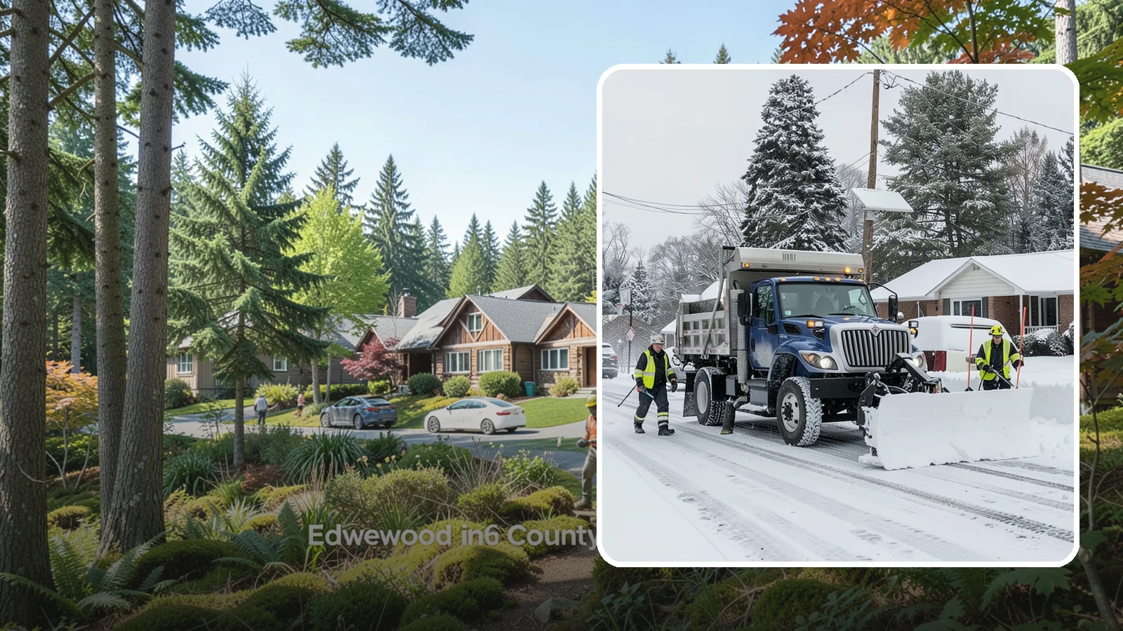 Municipal Snow Plowing in Edgewood, Pierce County, WA - We plow municipal lots, public buildings, and civic entrances so residents keep reaching essential government services.