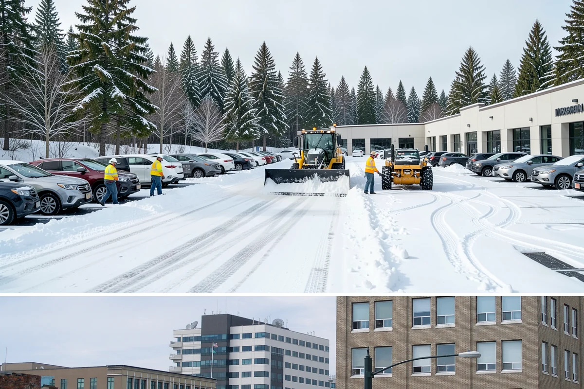 Municipal Snow Plowing in Everett, Snohomish County, WA - Contract before winter so essential public services stay open through every storm.
