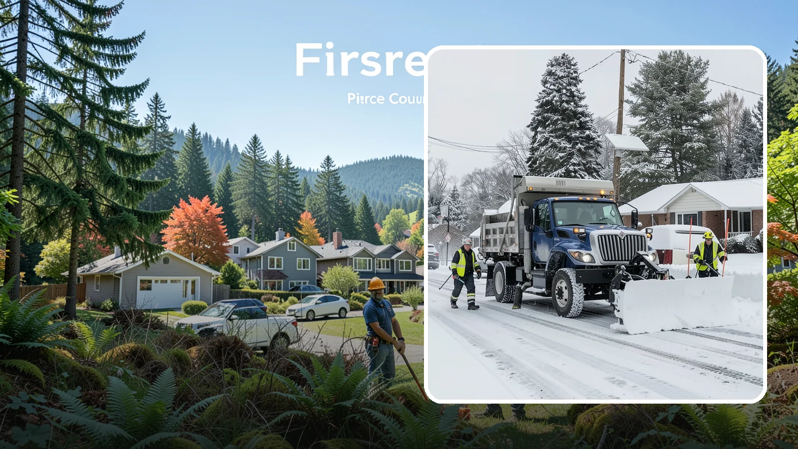 Municipal Snow Plowing in Fircrest, Pierce County, WA - We plow municipal lots, public buildings, and civic entrances so residents keep reaching essential government services.