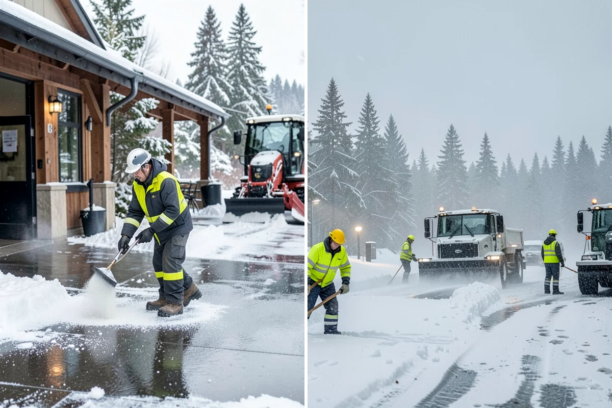 Municipal Snow Plowing in Fircrest, Pierce County, WA - Map all municipal sites and set priority order with city staff