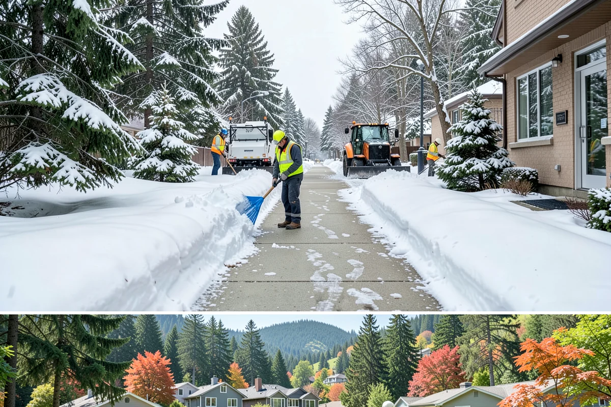 Municipal Snow Plowing in Fircrest, Pierce County, WA - Contract before winter so essential public services stay open through every storm.