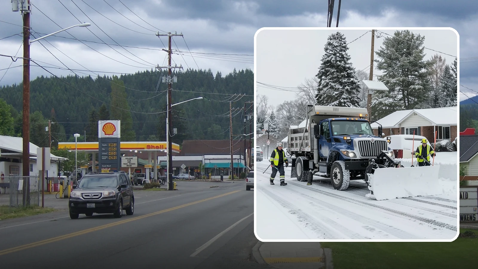 Municipal Snow Plowing in Granite Falls, Snohomish County, WA - We plow municipal lots, public buildings, and civic entrances so residents keep reaching essential government services.