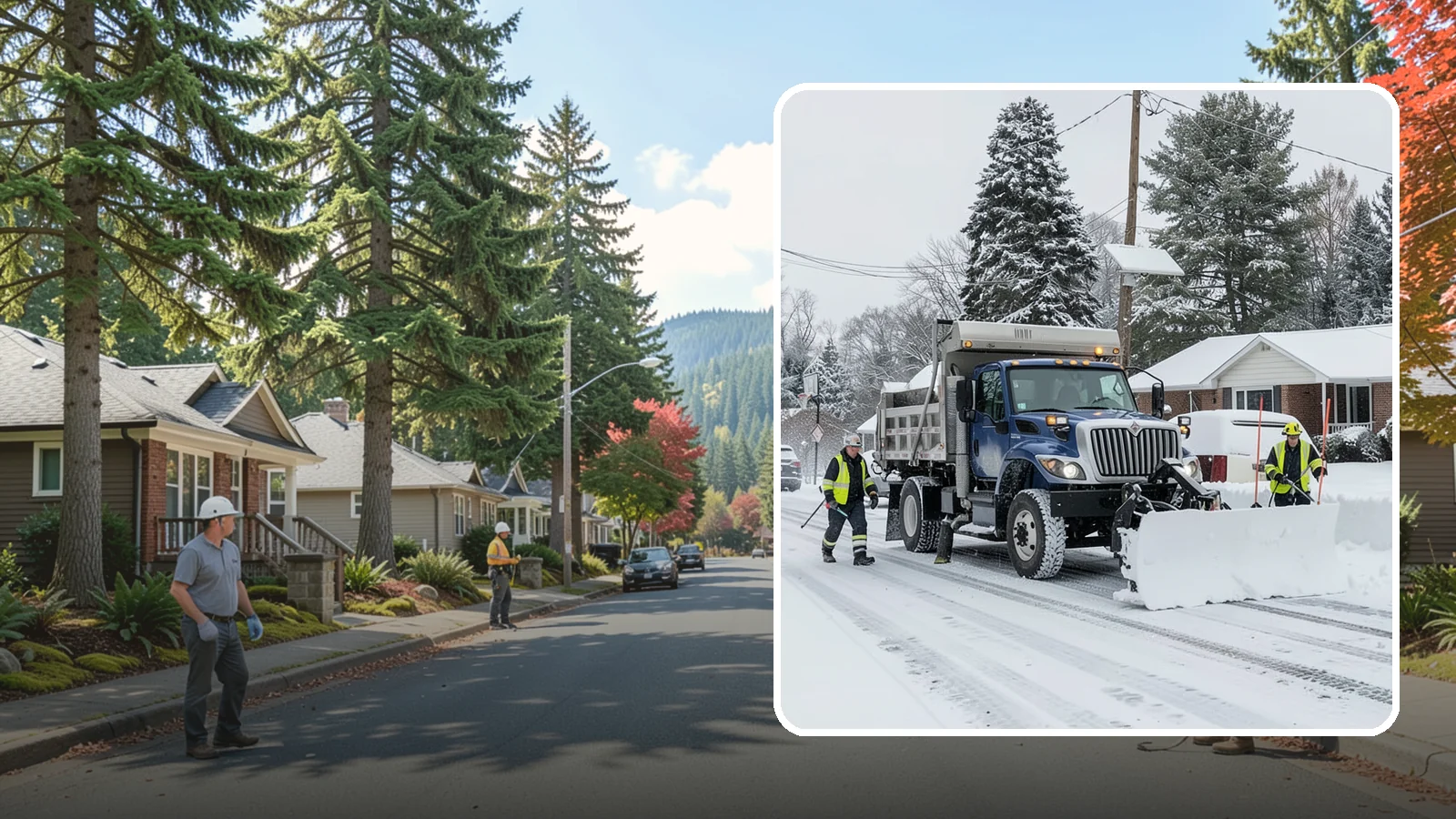 Municipal Snow Plowing in Hunts Point, King County, WA - We plow municipal lots, public buildings, and civic entrances so residents keep reaching essential government services.