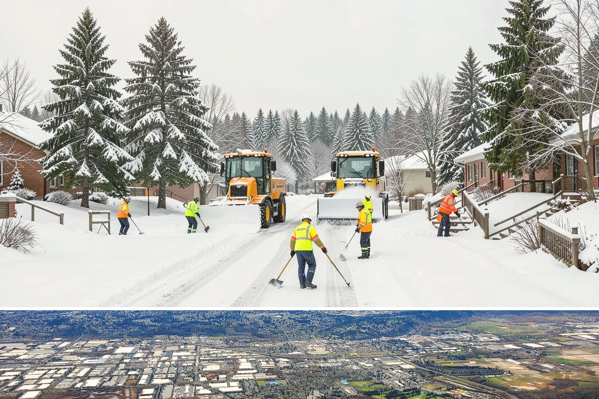 Municipal Snow Plowing in Kent, King County, WA - Contract before winter so essential public services stay open through every storm.