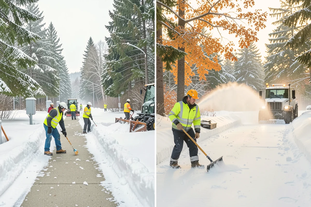 Municipal Snow Plowing in Kirkland, King County, WA - Map all municipal sites and set priority order with city staff