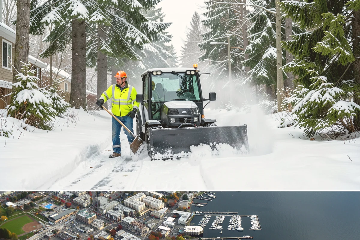 Municipal Snow Plowing in Kirkland, King County, WA - Contract before winter so essential public services stay open through every storm.