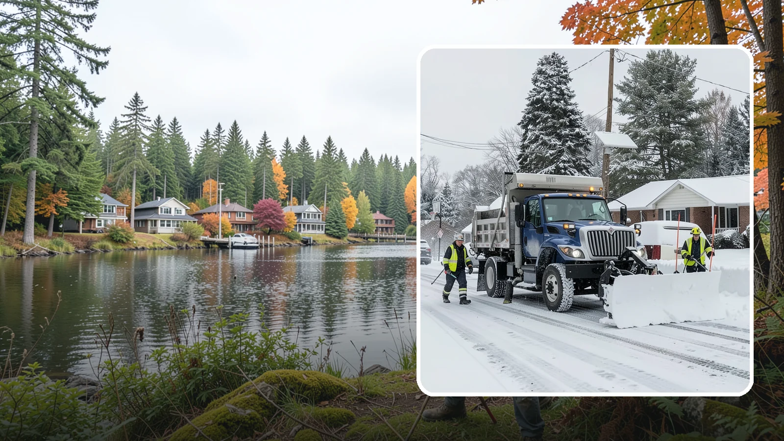 Municipal Snow Plowing in La Conner, Skagit County, WA - We plow municipal lots, public buildings, and civic entrances so residents keep reaching essential government services.
