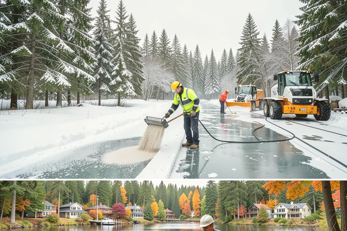 Municipal Snow Plowing in La Conner, Skagit County, WA - Contract before winter so essential public services stay open through every storm.
