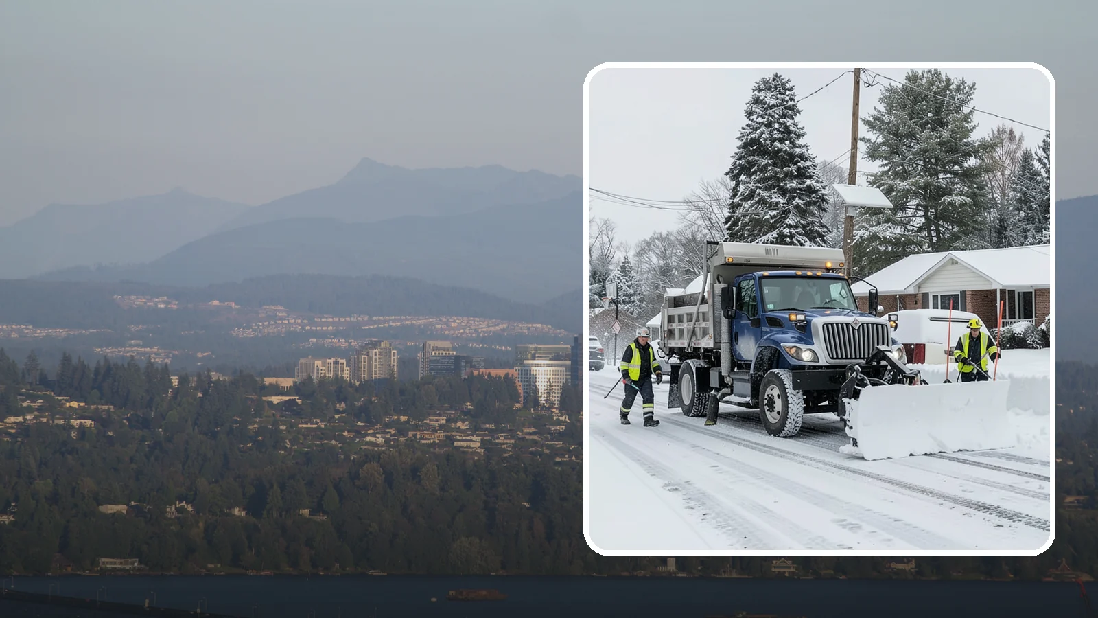 Municipal Snow Plowing in Medina, King County, WA - We plow municipal lots, public buildings, and civic entrances so residents keep reaching essential government services.