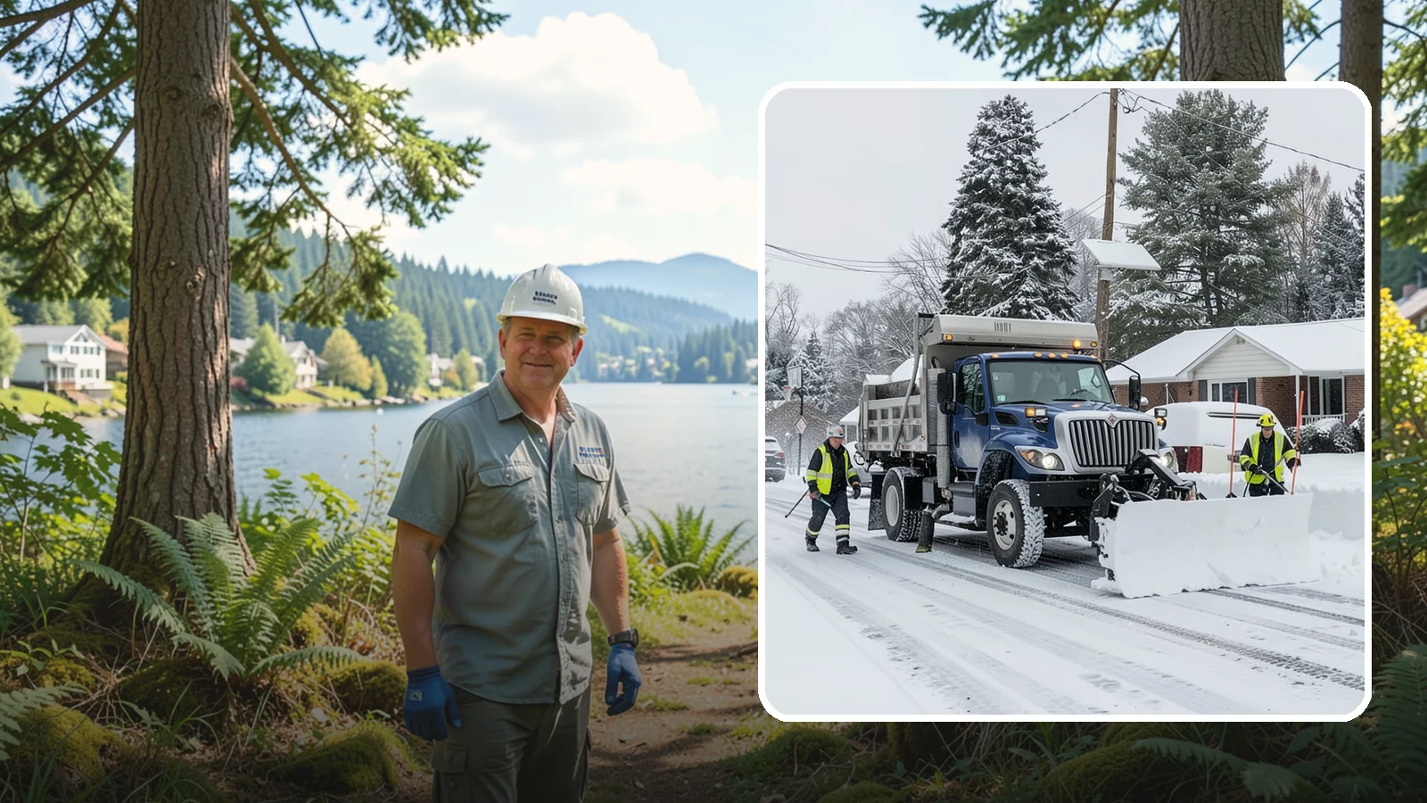 Municipal Snow Plowing in Milton, King County, WA - We plow municipal lots, public buildings, and civic entrances so residents keep reaching essential government services.
