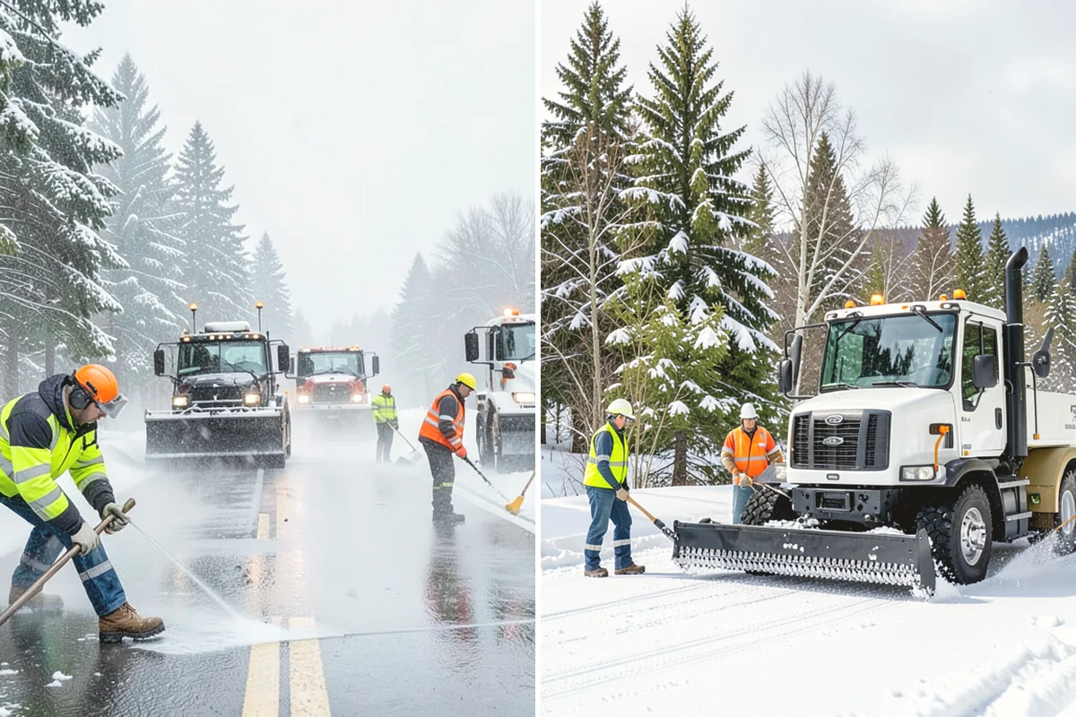 Municipal Snow Plowing in Monroe, Snohomish County, WA - Map all municipal sites and set priority order with city staff
