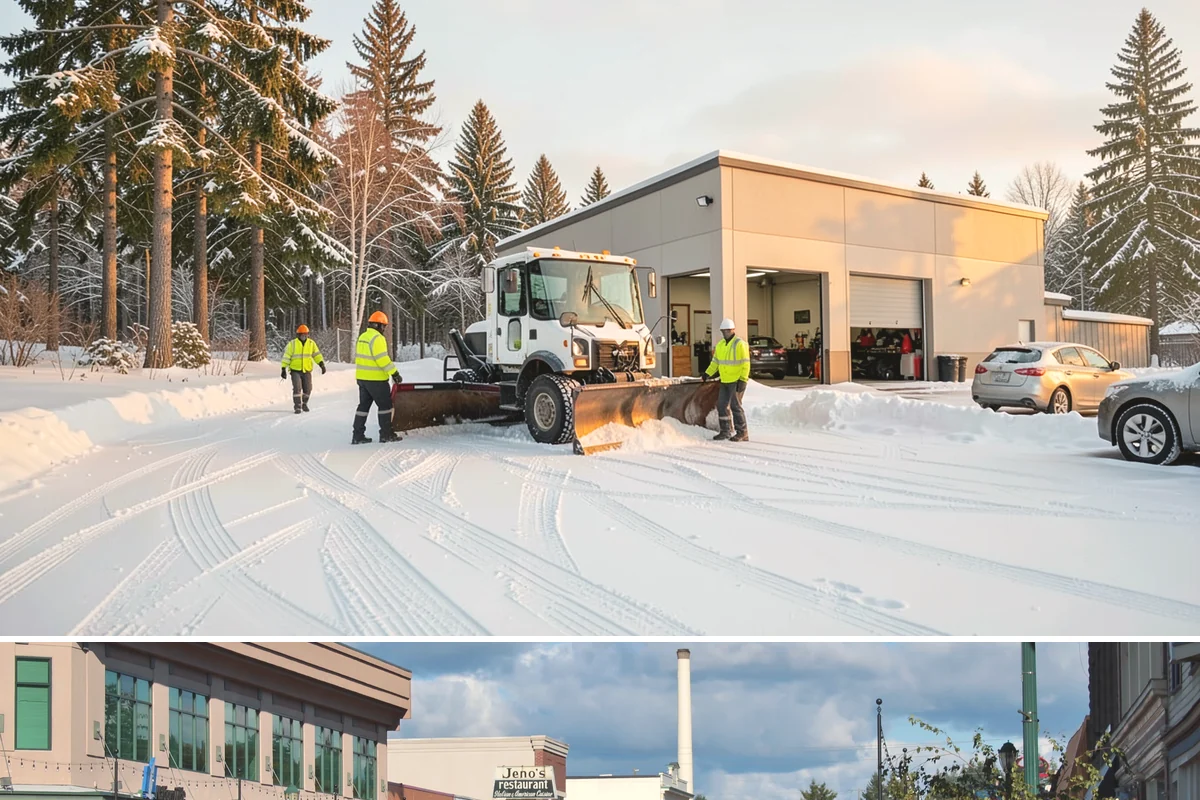 Municipal Snow Plowing in Monroe, Snohomish County, WA - Contract before winter so essential public services stay open through every storm.
