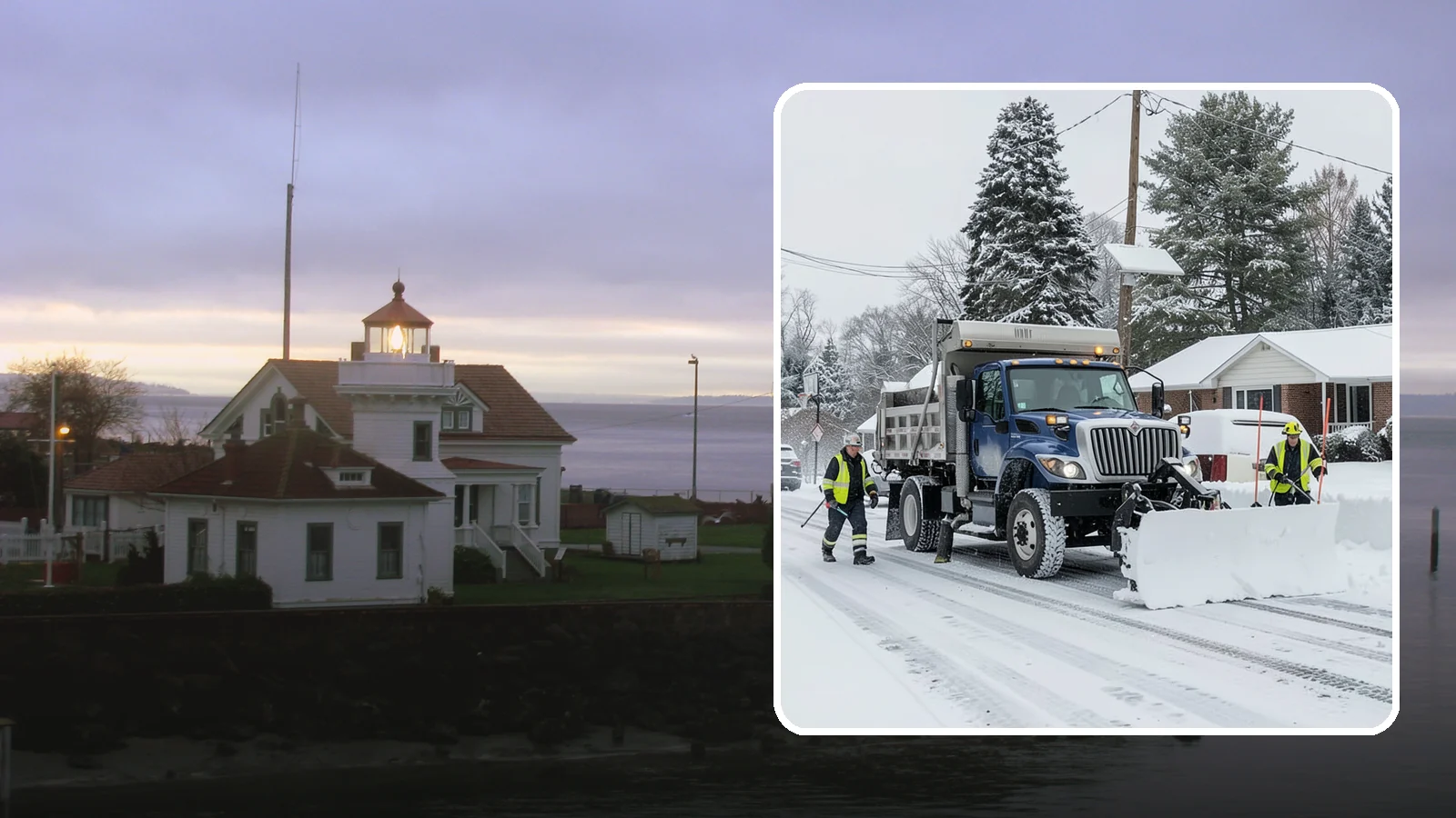 Municipal Snow Plowing in Mukilteo, Snohomish County, WA - We plow municipal lots, public buildings, and civic entrances so residents keep reaching essential government services.