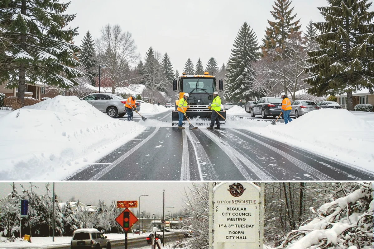 Municipal Snow Plowing in Newcastle, King County, WA - Contract before winter so essential public services stay open through every storm.
