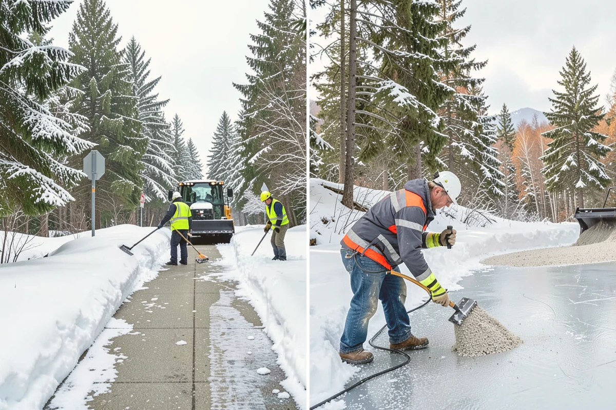 Municipal Snow Plowing in Orting, Pierce County, WA - Map all municipal sites and set priority order with city staff