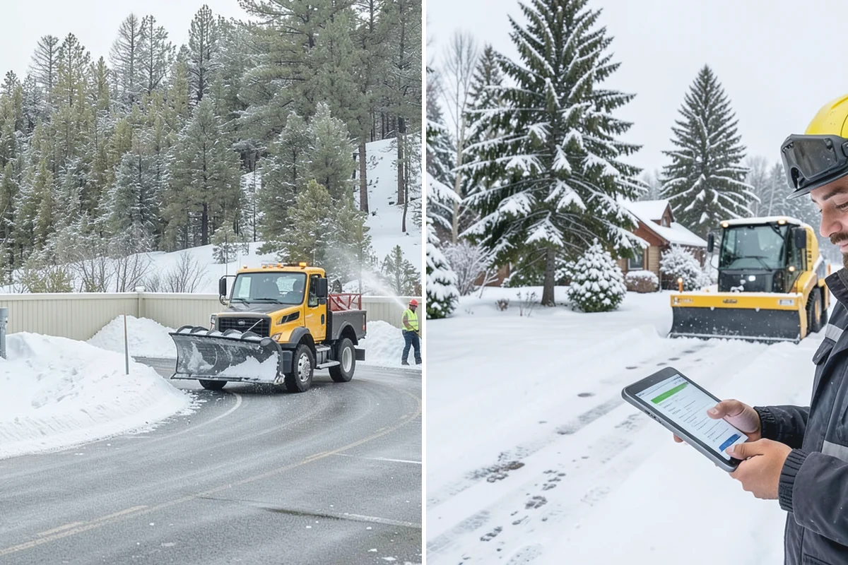 Municipal Snow Plowing in Renton, King County, WA - Map all municipal sites and set priority order with city staff