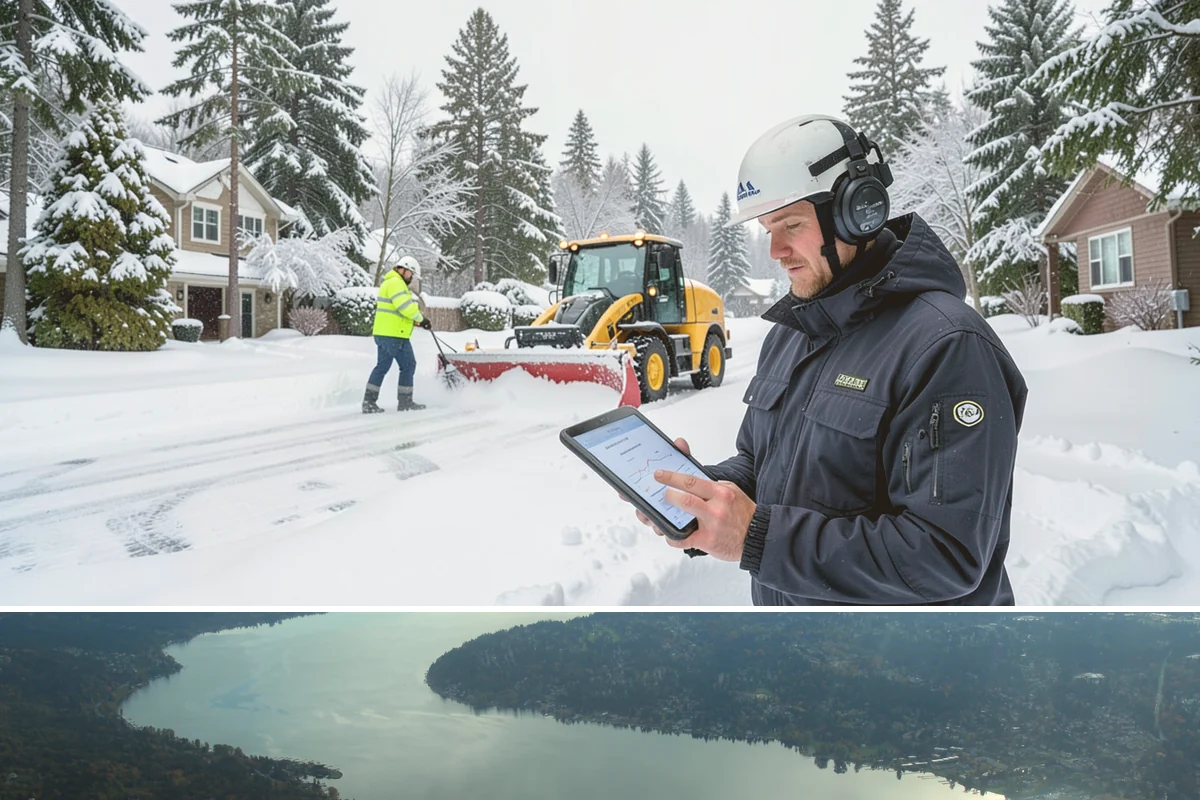 Municipal Snow Plowing in Sammamish, King County, WA - Contract before winter so essential public services stay open through every storm.
