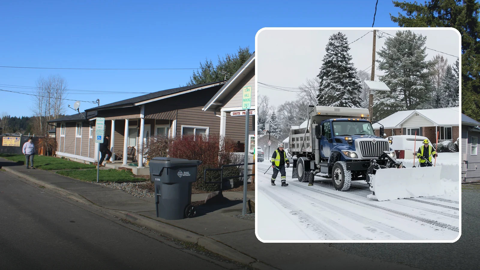 Municipal Snow Plowing in South Prairie, Pierce County, WA - We plow municipal lots, public buildings, and civic entrances so residents keep reaching essential government services.