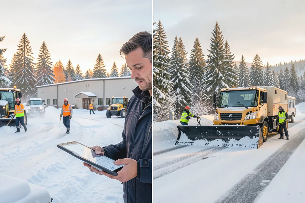 Municipal Snow Plowing in South Prairie, Pierce County, WA - Map all municipal sites and set priority order with city staff