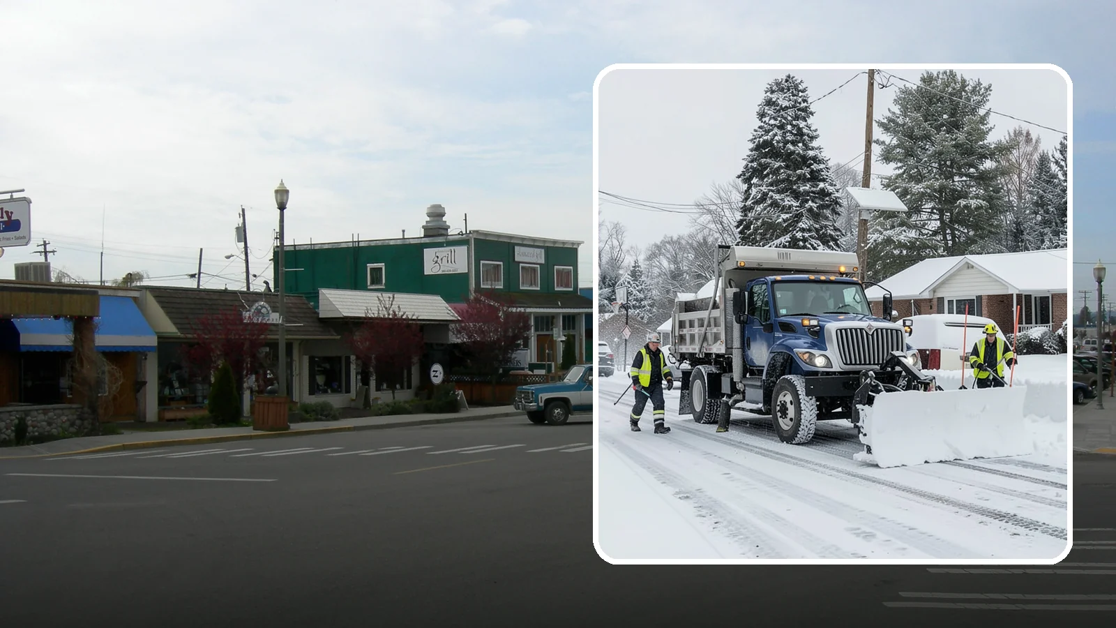 Municipal Snow Plowing in Stanwood, Snohomish County, WA - We plow municipal lots, public buildings, and civic entrances so residents keep reaching essential government services.