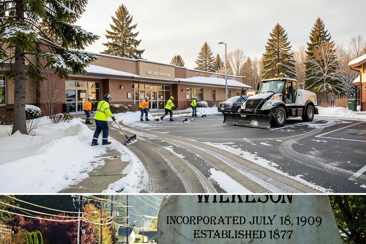Municipal Snow Plowing in Wilkeson, Pierce County, WA - Contract before winter so essential public services stay open through every storm.