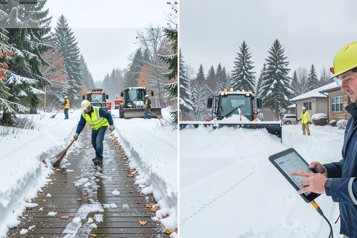 Municipal Snow Plowing in Woodinville, King County, WA - Map all municipal sites and set priority order with city staff
