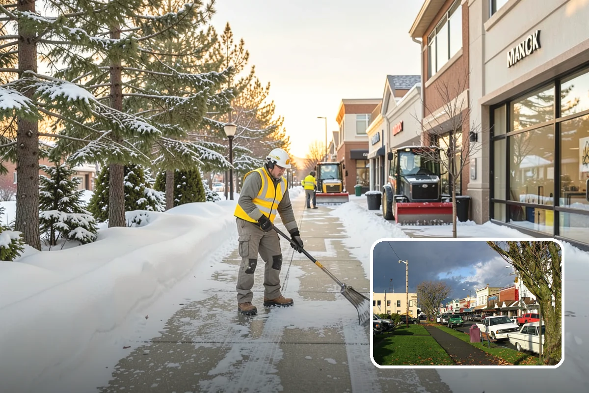 Municipal Snow Removal in Arlington, Snohomish County, WA - Public access to municipal services maintained